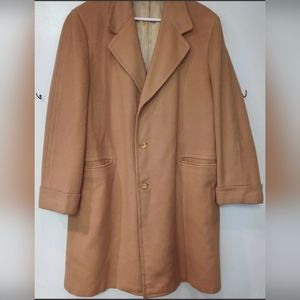 Pre-Pre-owned Vintage Women's Cashmere Trench/ Overcoat Rarest Cashmere XL